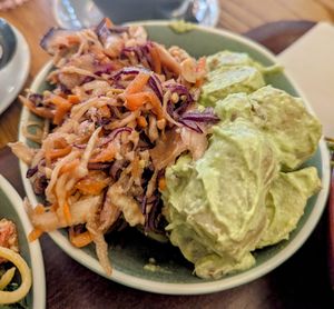 Red Cabbage and Potato w. Garlic Mayo at Cornucopia in Dublin