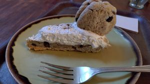 Cookies and cream tart at Cornucopia in Dublin