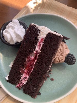 Black Forest cake   at Cornucopia in Dublin