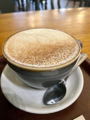 Chai latte  at Cornucopia in Dublin