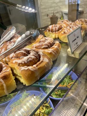 Cinnamon buns   at Cornucopia in Dublin
