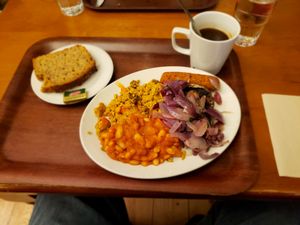 Irish breakfast at Cornucopia in Dublin