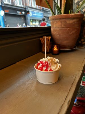 Vegan soft serve  at Cornucopia in Dublin