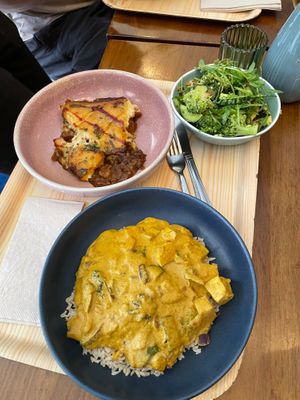 This was the first time we went, which was a while ago, and I’m afraid I can’t remember what we got. All I know is the portions were very generous and we reallyyy enjoyed it❤ at Cornucopia in Dublin