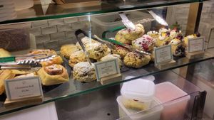 Several vegan pastry options at Cornucopia in Dublin