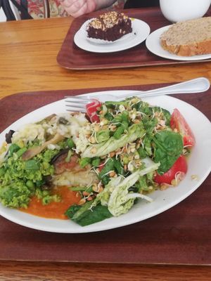 Best cauliflower rice I've ever eaten at Cornucopia in Dublin