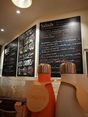 Menu at Cornucopia in Dublin