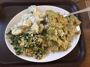 Looks mediocre, tastes great! at Cornucopia in Dublin