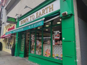 Store front at Down To Earth in Dublin