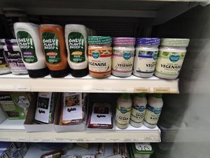 Vegan mayo at Down To Earth in Dublin