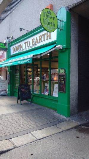 Here we are at Down To Earth in Dublin