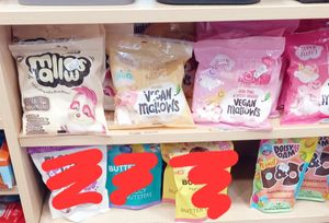 glimpse of sweets section at Down To Earth in Dublin