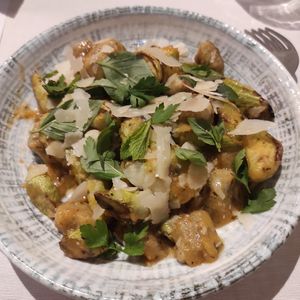 Gnocchi di pane at Contrada Govinda in Milan