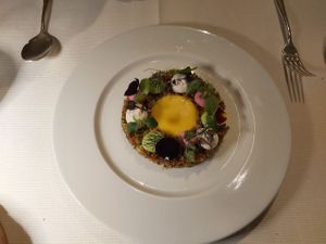 I don't remember what exactly it was, but it was awesome at Joia Alta Cucina Naturale in Milan