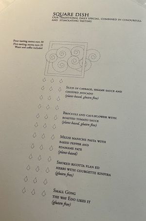   at Joia Alta Cucina Naturale in Milan