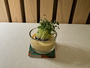 Hors d’oeuvres at Joia Alta Cucina Naturale in Milan