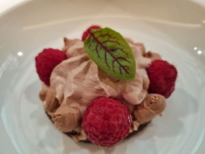 Dessert at Joia Alta Cucina Naturale in Milan