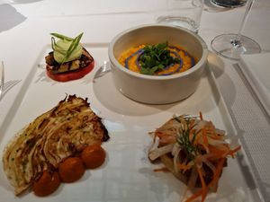 Piatto quadro at Joia Alta Cucina Naturale in Milan