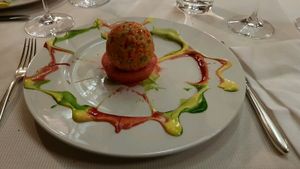 Croquette de legumes au coeur d'haricots blancs at Joia Alta Cucina Naturale in Milan