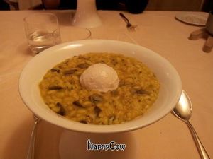 The risotto at Joia Alta Cucina Naturale in Milan