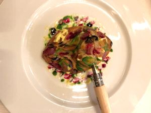 Artichoke tarte  at Joia Alta Cucina Naturale in Milan