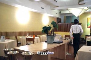 One of the rooms at Joia Alta Cucina Naturale in Milan