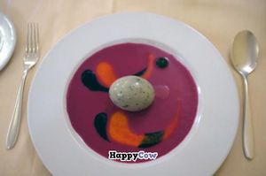 Another apparent egg at Joia Alta Cucina Naturale in Milan