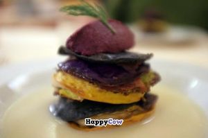 Lasagna of vegetables  at Joia Alta Cucina Naturale in Milan