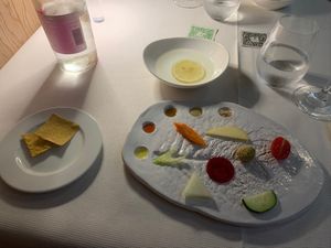 Offered starter  at Joia Alta Cucina Naturale in Milan