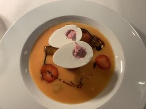 Apparent egg  at Joia Alta Cucina Naturale in Milan