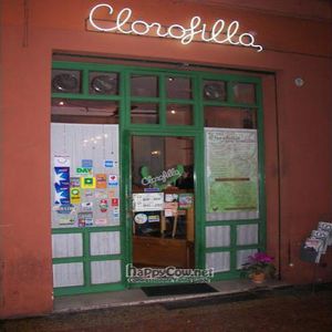 Front Door of Clorofilla at Clorofilla in Bologna
