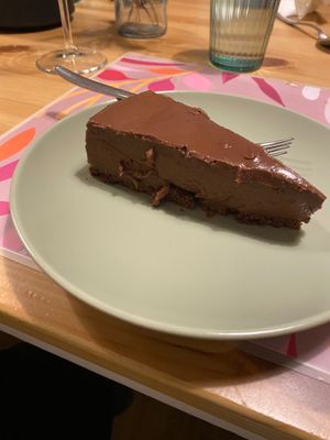 Torta al cioccolato (budino) at Un Ramerino in Florence
