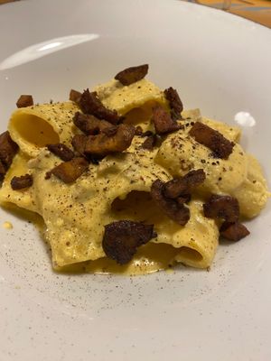 Carbonara at Un Ramerino in Florence