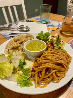 Piatto misto vegano at Un Ramerino in Florence