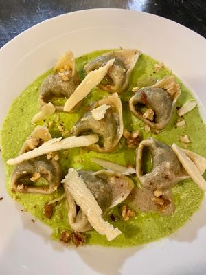 Pasta fresca vegan at Un Ramerino in Florence
