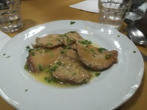 Scaloppine di Seitan Al Vino at Amico Bio - Un Sorriso Integrale in Naples