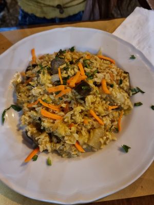 Risotto at Amico Bio - Un Sorriso Integrale in Naples