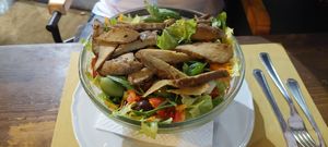 Seitan salad at Amico Bio - Un Sorriso Integrale in Naples