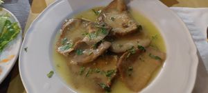 Lemon seitan cutlet at Amico Bio - Un Sorriso Integrale in Naples