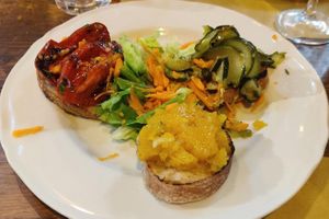 Bruschette at Amico Bio - Un Sorriso Integrale in Naples