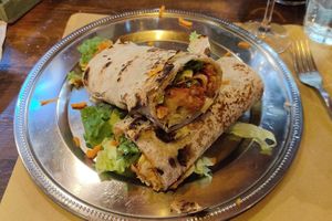 Seitan Kebab at Amico Bio - Un Sorriso Integrale in Naples