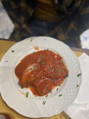 Seitan a la pizzaiola  at Amico Bio - Un Sorriso Integrale in Naples
