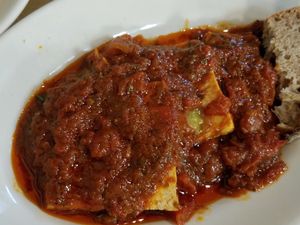 Tofu in tomato sauce at Amico Bio - Un Sorriso Integrale in Naples