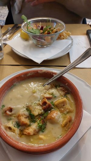 Vellutata di fagioli e lupini marinati at Amico Bio - Un Sorriso Integrale in Naples