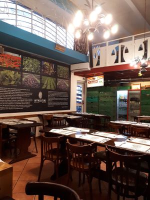 The dining area at Amico Bio - Un Sorriso Integrale in Naples
