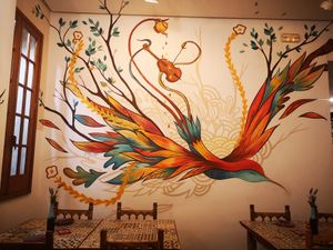 Beautiful decor at Pan Comido in Valencia