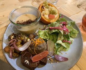 Vegan brunch menu  at Sovaga in Toulouse