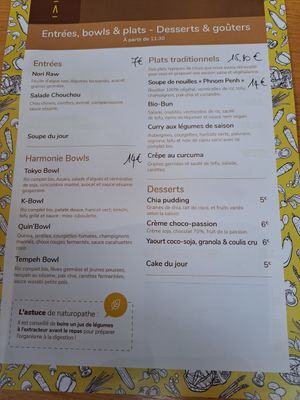  at Harmonie Bowl & Juice in Strasbourg