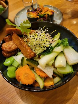 Tempeh Bowl at Harmonie Bowl & Juice in Strasbourg