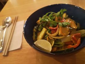 Vegan bowl at Harmonie Bowl & Juice in Strasbourg